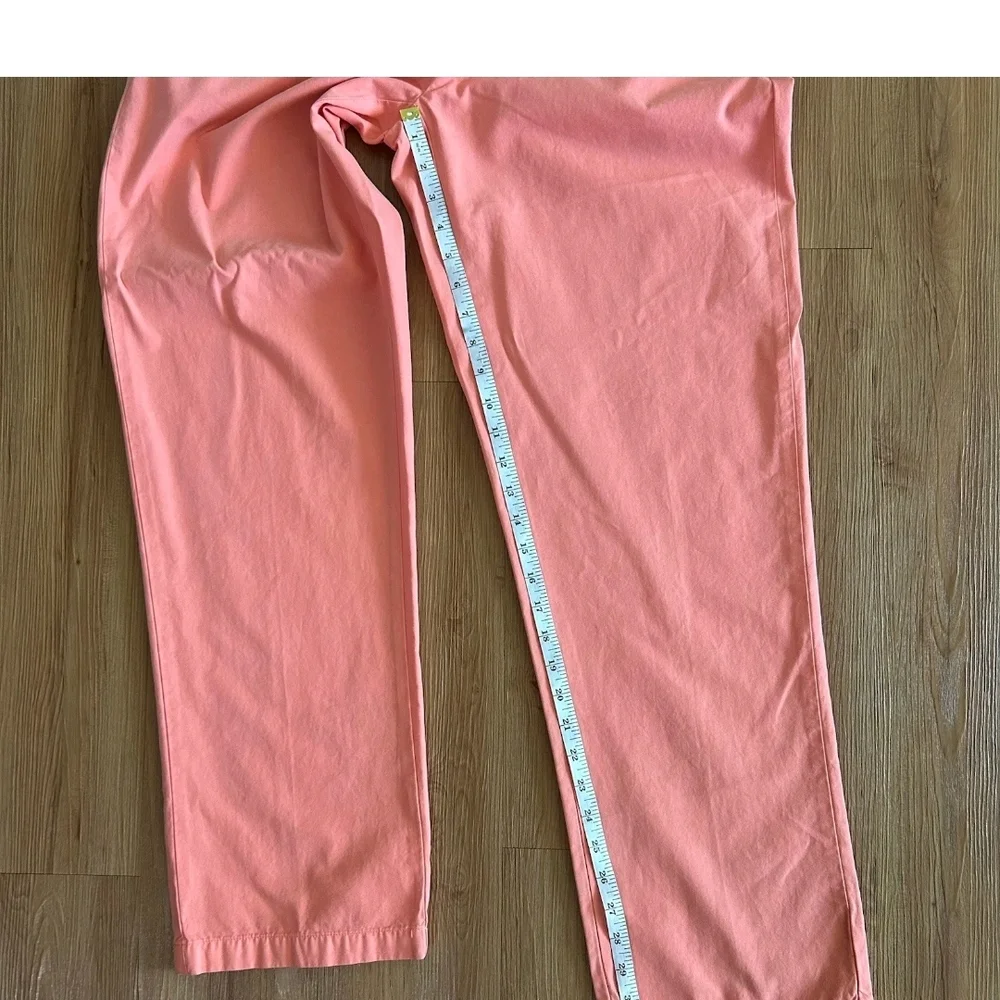 Orvis Men's 100% Pima Cotton Coral Chino Pants, Size 36/32
